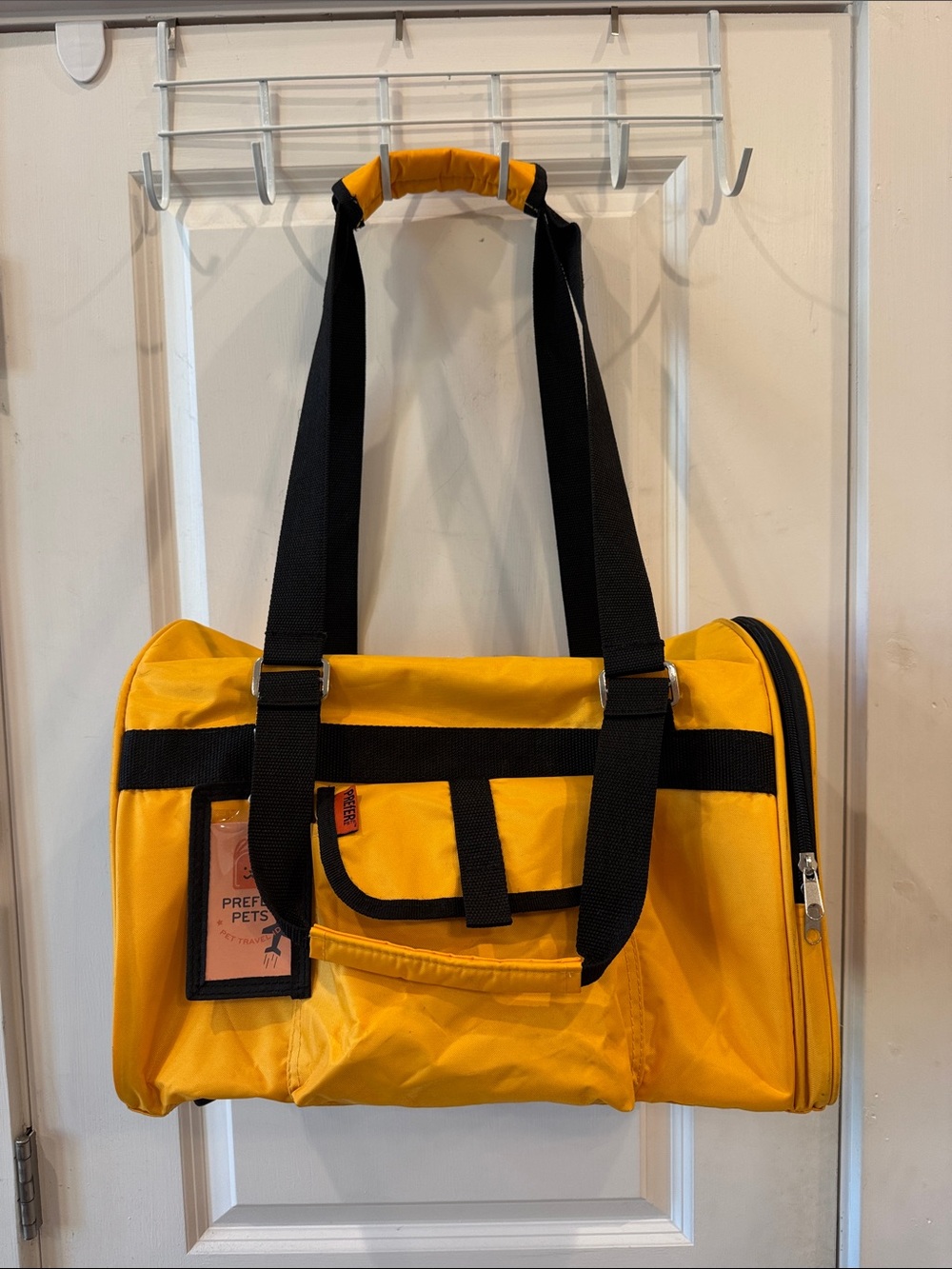 Prefer Pets 566 Tangerine Jet Carrier Travel Bag for Small Pets Cats Dogs 16 lb